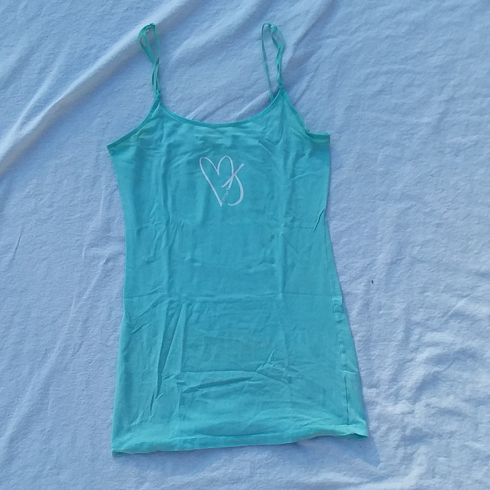 baby blue TANK TOP
